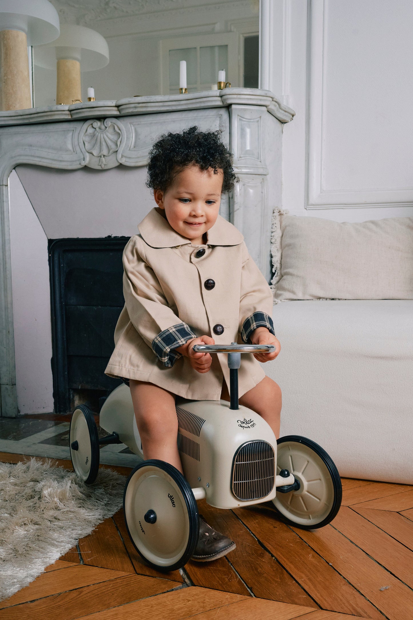 【ご予約終了】Maison Marelle|Jacket mid-season - VERNNEUIL Beige