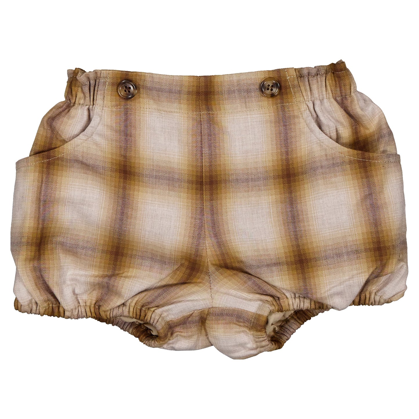 【ご予約終了】Maison Marelle|Bloomer straps TERNES - tartan honey & brown