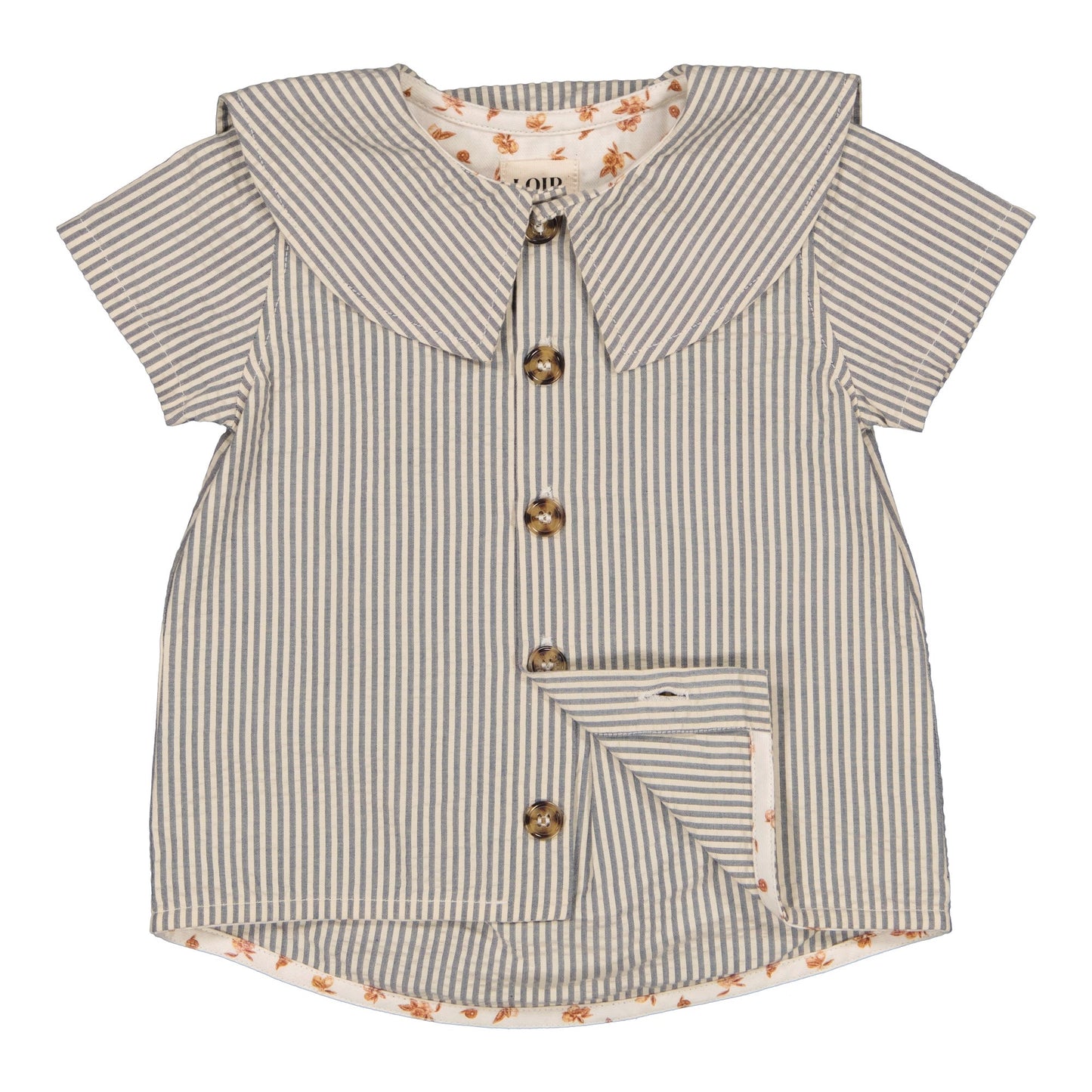 Loir Paris|LORETTE - FINE BLUE SRIPES