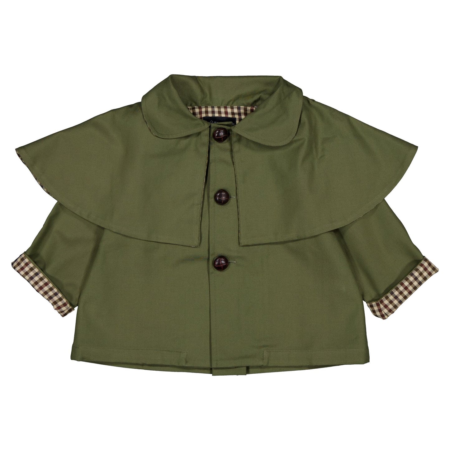 【ご予約終了】Maison Marelle|Jacket AMOVIBLE cape SHERLOCK - kaki