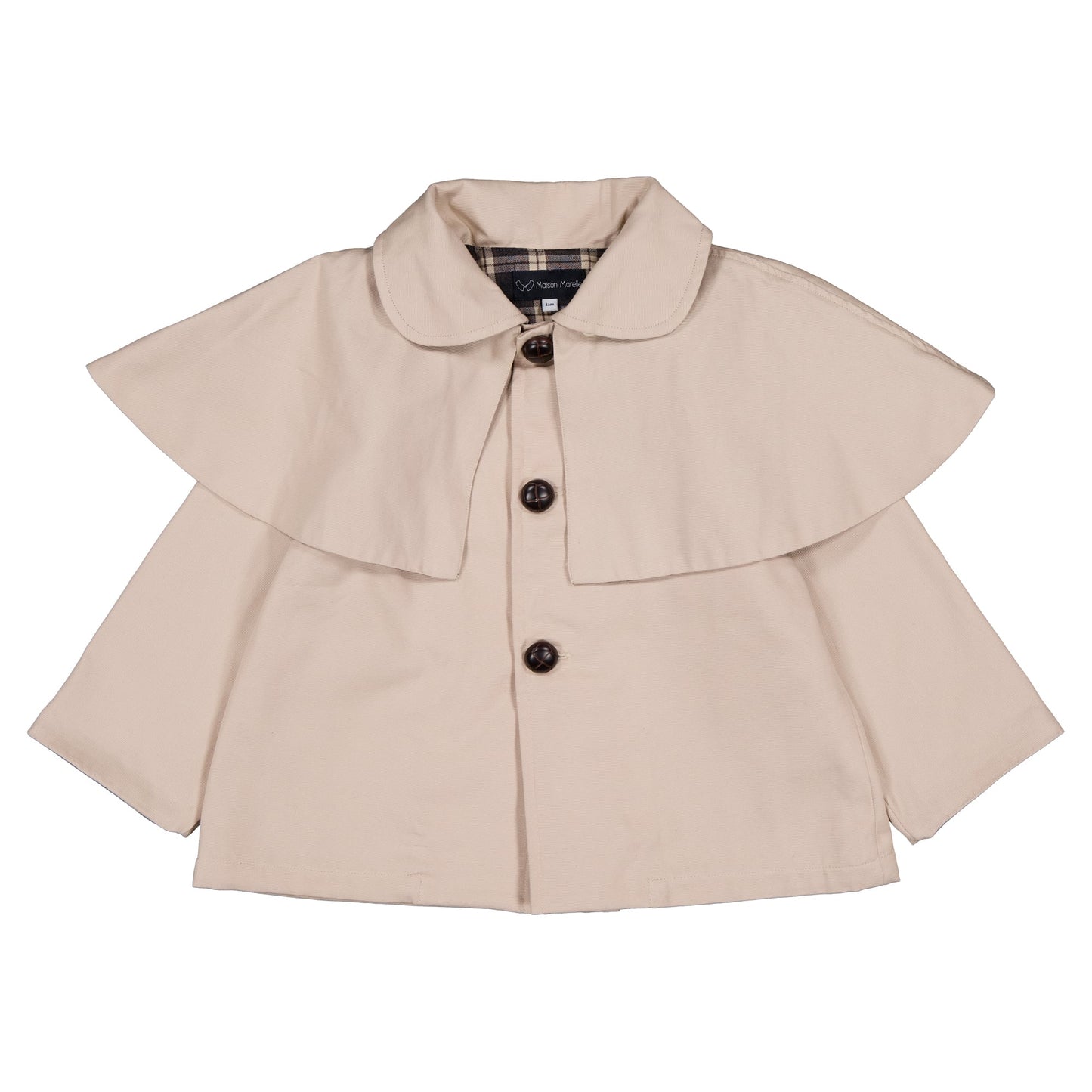 【ご予約終了】Maison Marelle|Jacket AMOVIBLE cape SHERLOCK - BEIGE