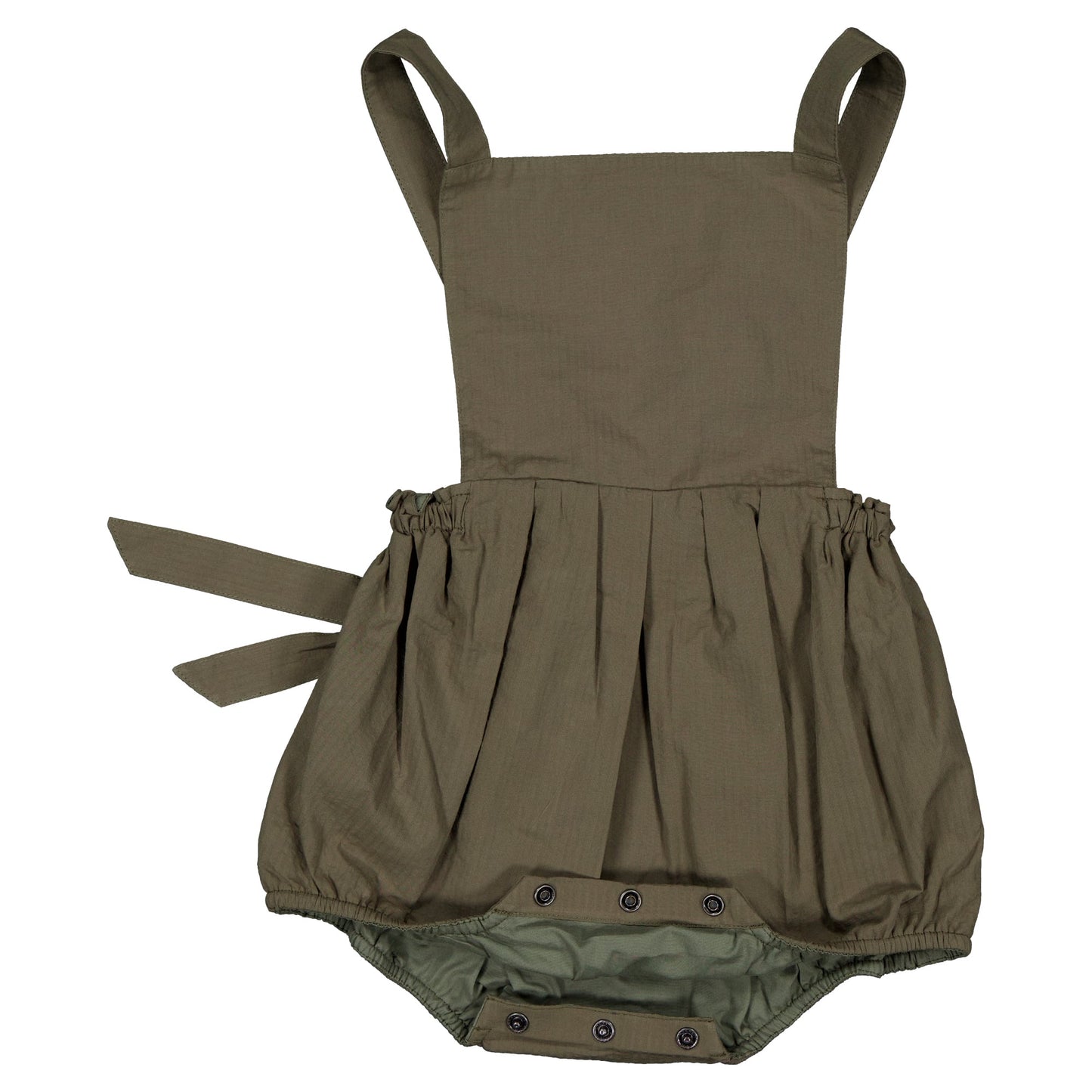 【ご予約終了】Maison Marelle|Romper MARAIS green seersucker