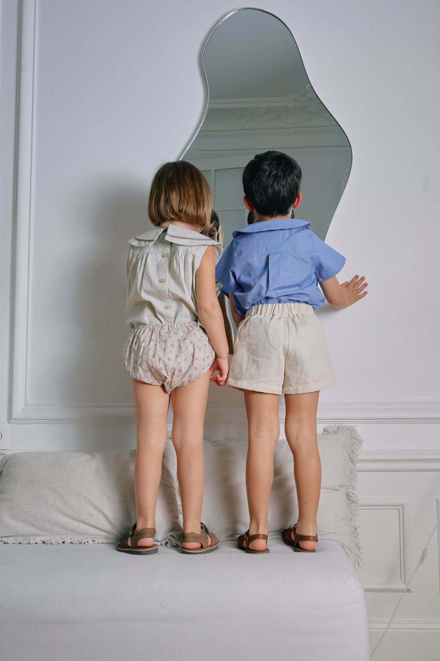【ご予約終了】Maison Marelle|blouse CONVENTION - sky