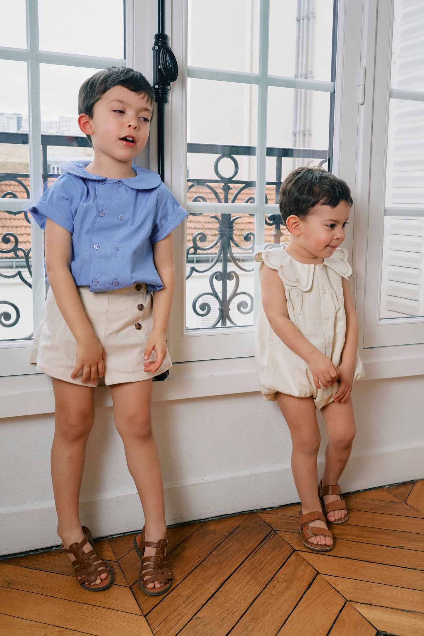 【ご予約終了】Maison Marelle|blouse CONVENTION - sky