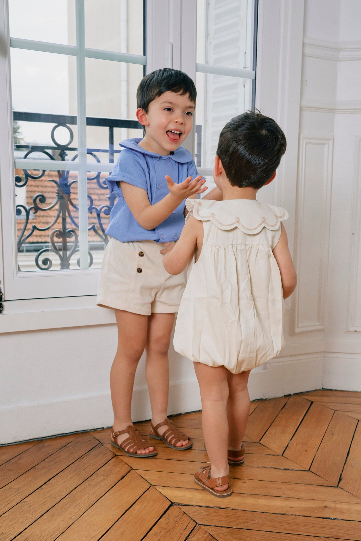 【ご予約終了】Maison Marelle|blouse CONVENTION - sky