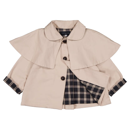 【ご予約終了】Maison Marelle｜Jacket AMOVIBLE cape SHERLOCK - BEIGE
