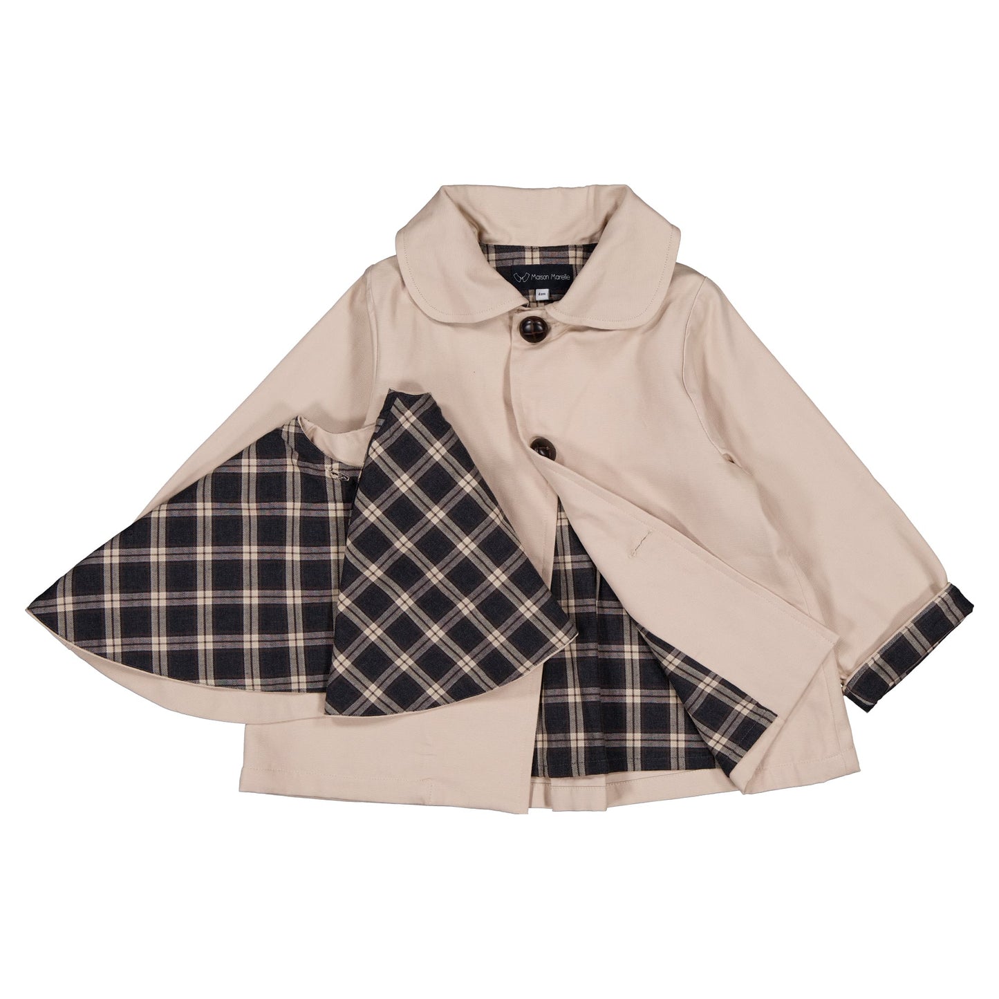 【ご予約終了】Maison Marelle｜Jacket AMOVIBLE cape SHERLOCK - BEIGE
