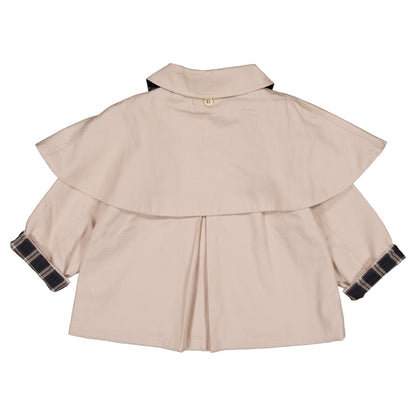 【ご予約終了】Maison Marelle｜Jacket AMOVIBLE cape SHERLOCK - BEIGE