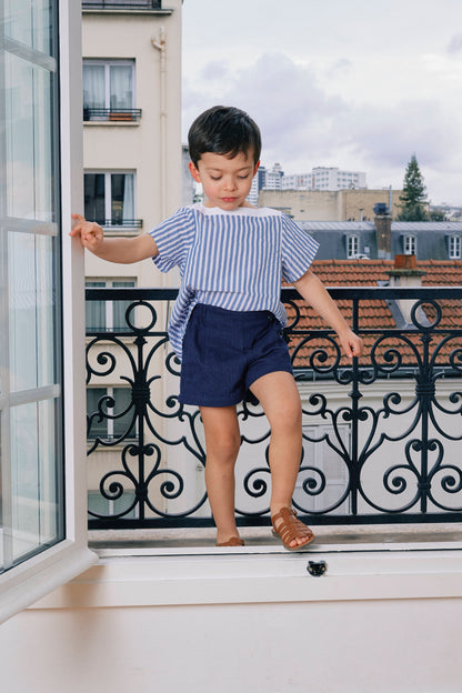 【ご予約終了】Maison Marelle｜Short SABIN - Blue navy