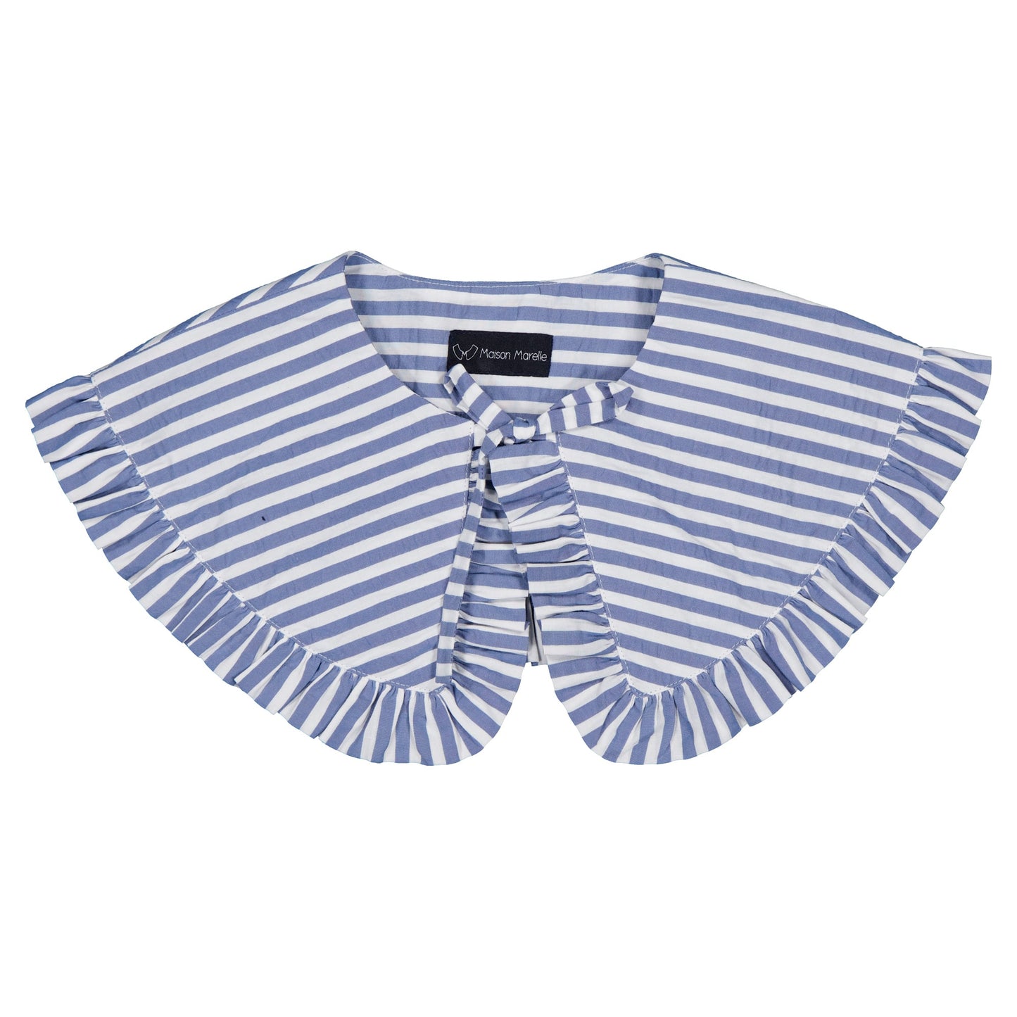 【ご予約終了】Maison Marelle｜ADULT collar TRIOMPHE - blue stripes