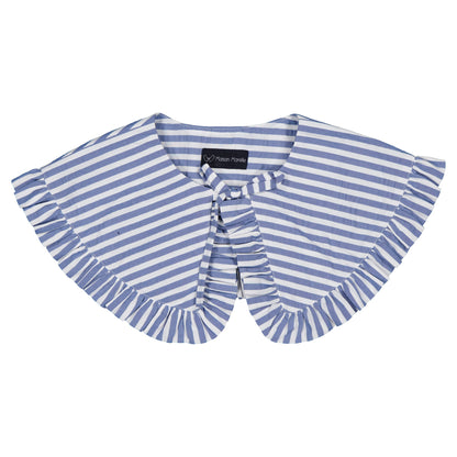 【ご予約終了】Maison Marelle｜ADULT collar TRIOMPHE - blue stripes