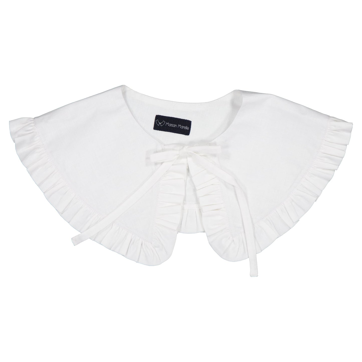 【ご予約終了】Maison Marelle｜ADULT collar TRIOMPHE - linen white