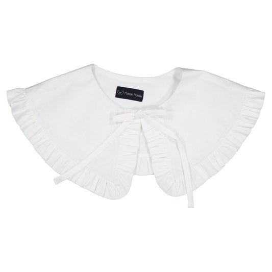 【ご予約終了】Maison Marelle｜ADULT collar TRIOMPHE - linen white