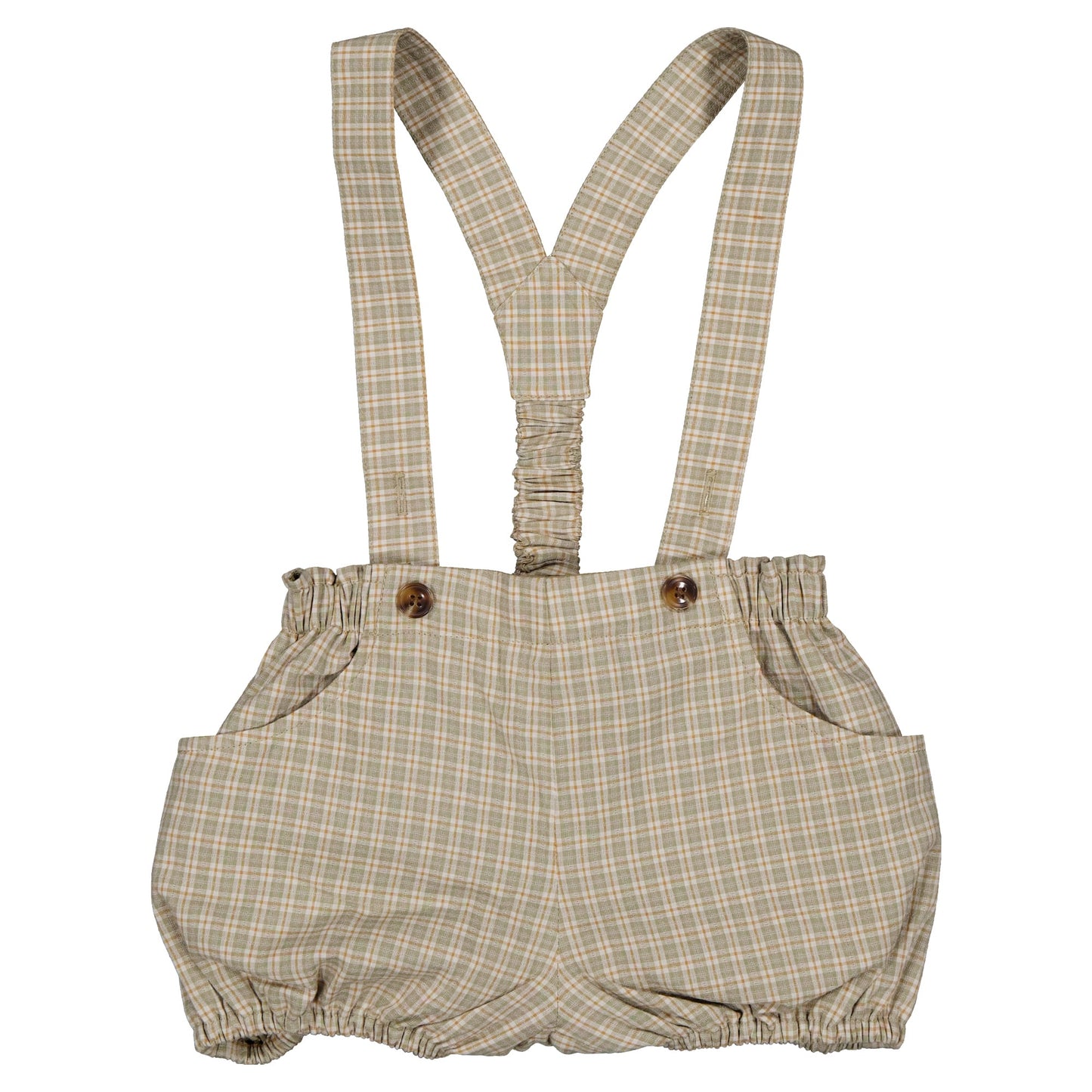 【ご予約終了】Maison Marelle｜Bloomer straps TERNES - check green& caramel