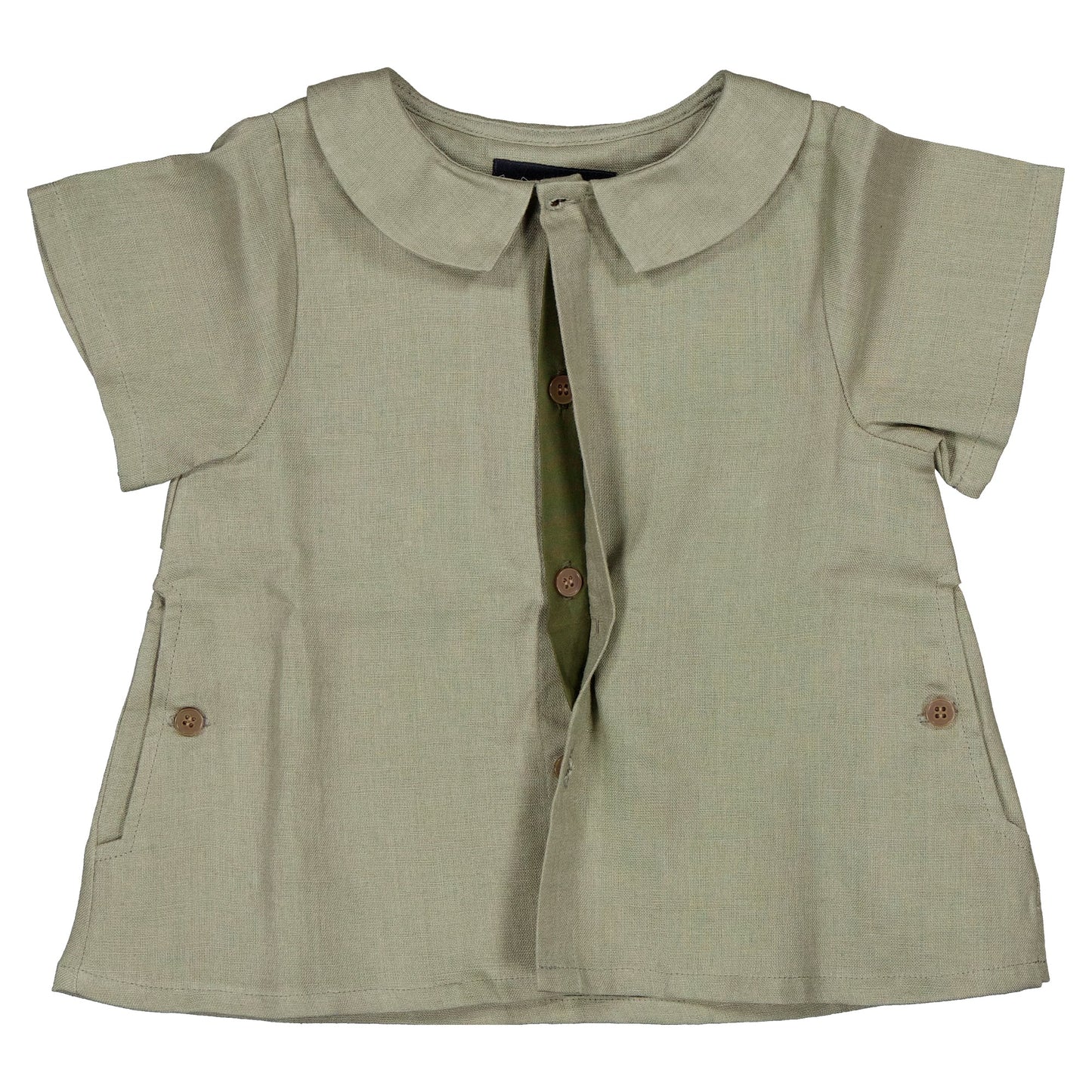 【ご予約終了】Maison Marelle｜Blouse BRANLY - linen green trench-coat