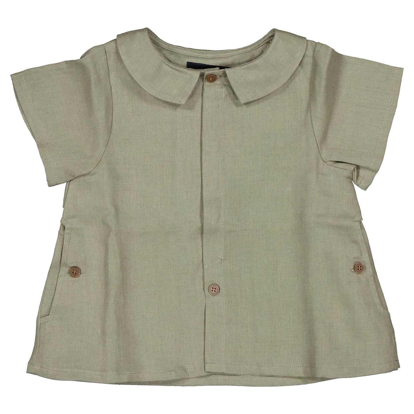 【ご予約終了】Maison Marelle｜Blouse BRANLY - linen green trench-coat