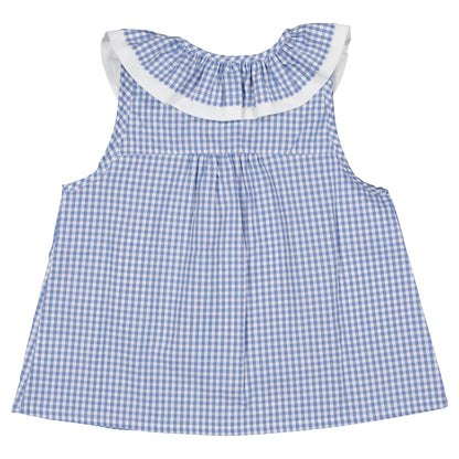 【ご予約終了】Maison Marelle｜Blouse MARCEAU - gingham blue