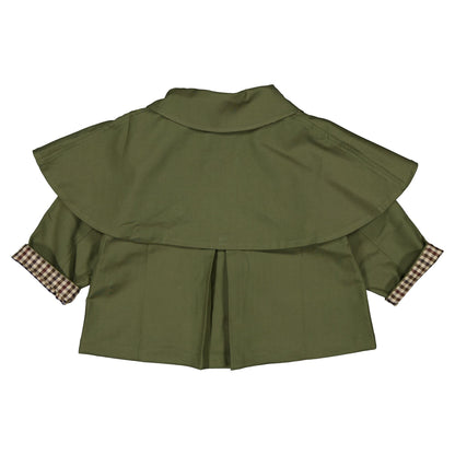 【ご予約終了】Maison Marelle｜Jacket AMOVIBLE cape SHERLOCK - kaki