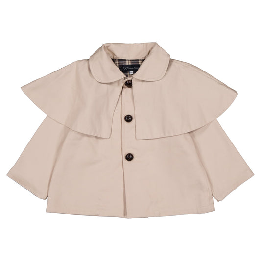 【ご予約終了】Maison Marelle｜Jacket AMOVIBLE cape SHERLOCK - BEIGE