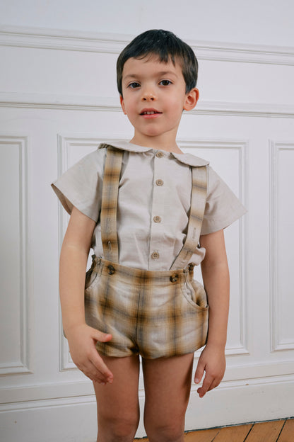 【ご予約終了】Maison Marelle｜Shirt MONCEAU - beige