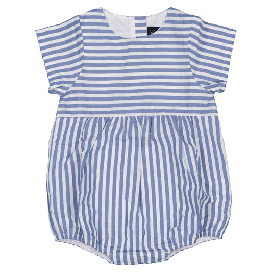 【ご予約終了】Maison Marelle｜Romper BOURSE - blue striped