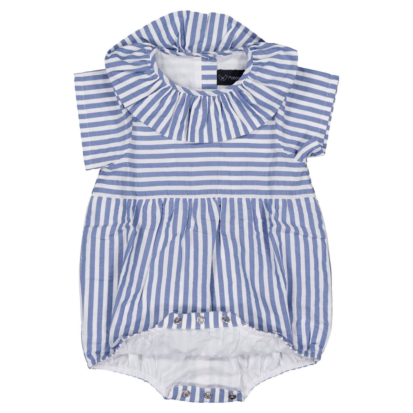 【ご予約終了】Maison Marelle｜Romper DUPLEIX - blue striped