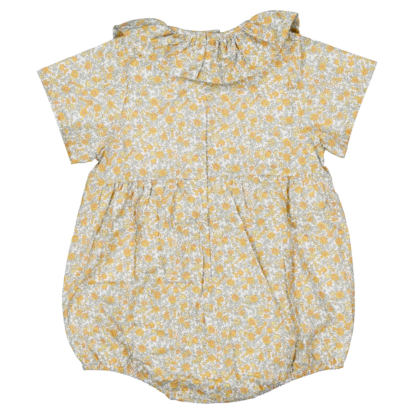 【ご予約終了】Maison Marelle｜Romper DUPLEIX caramel & green sage print