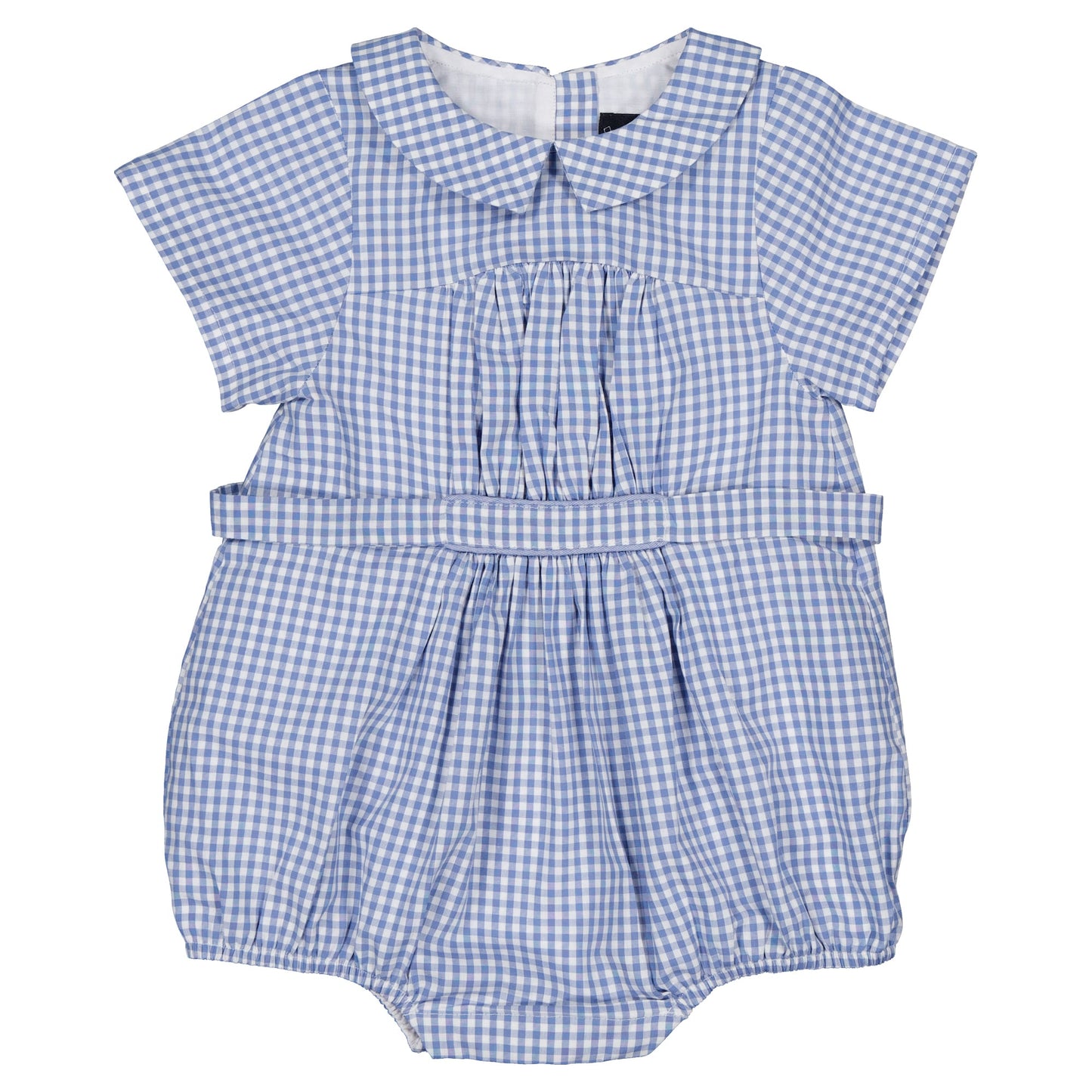 【ご予約終了】Maison Marelle｜Romper FOCH - gingham blue
