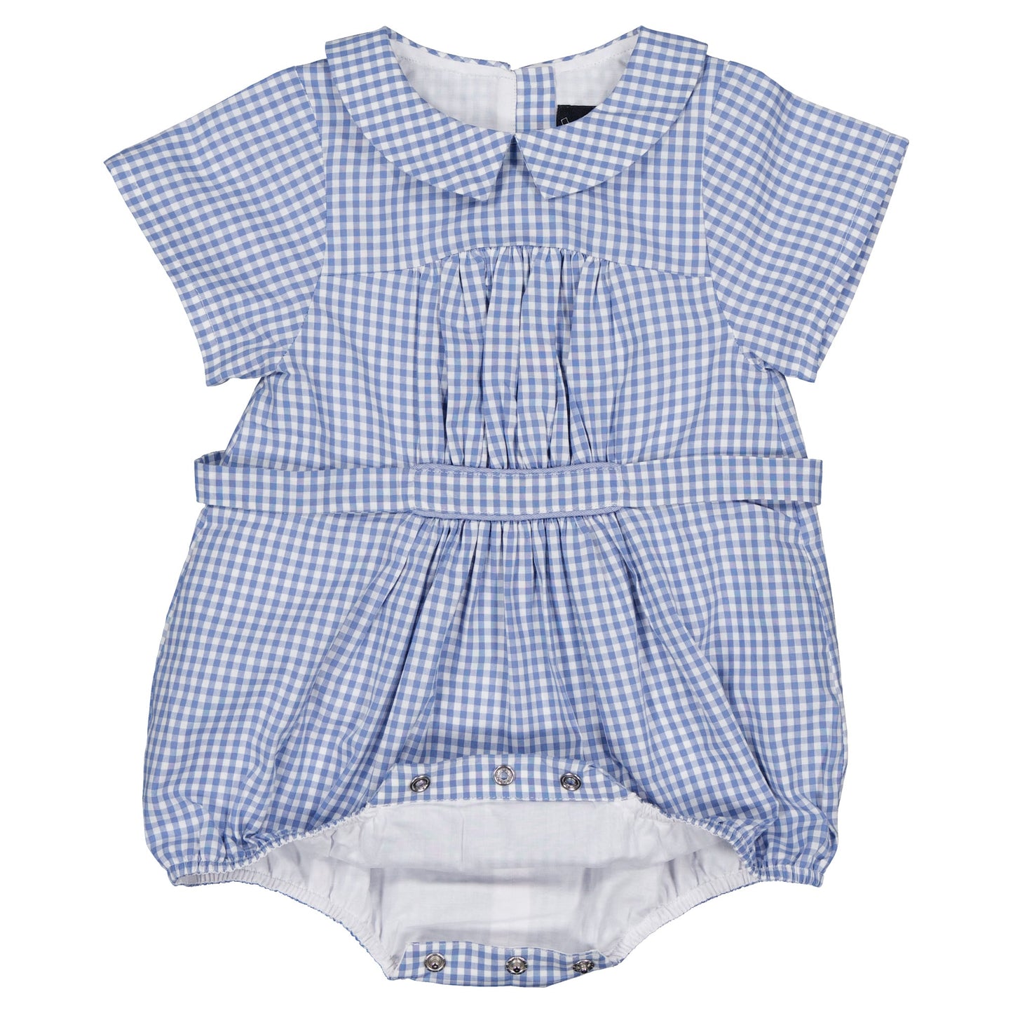 【ご予約終了】Maison Marelle｜Romper FOCH - gingham blue