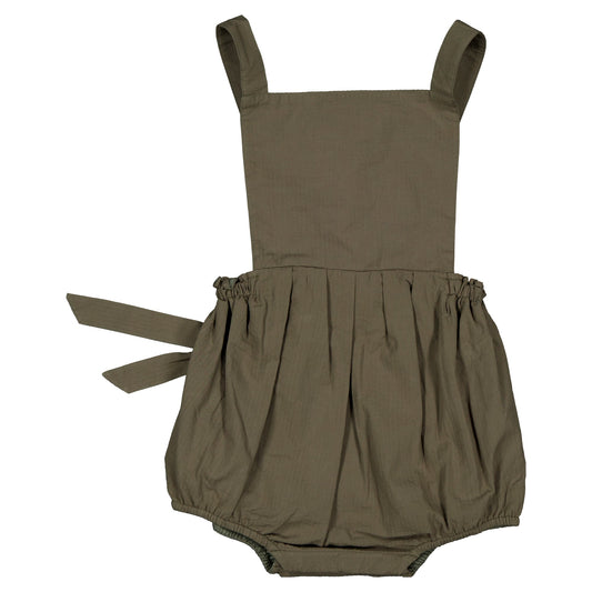 【ご予約終了】Maison Marelle｜Romper MARAIS green seersucker